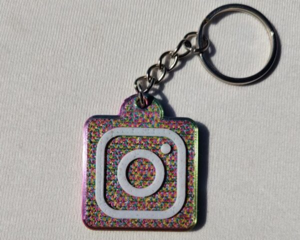 Brelok NFC z logo Instagram