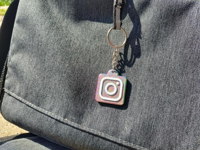 Brelok NFC z logo Instagram