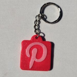 Brelok NFC z Logo Pinterest